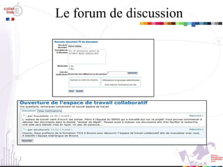 Le forum de discussion 