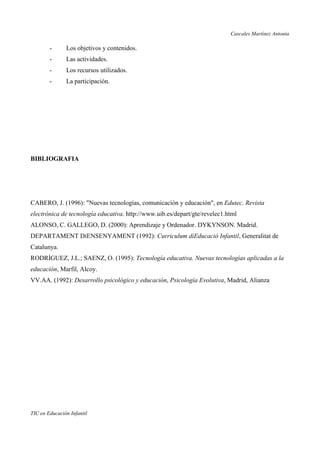 Las Tics en la Educacion Infantil