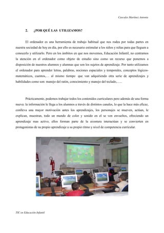Las Tics en la Educacion Infantil