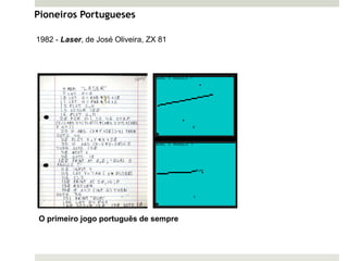 Pioneiros Portugueses

1982 - Laser, de José Oliveira, ZX 81




O primeiro jogo português de sempre
 