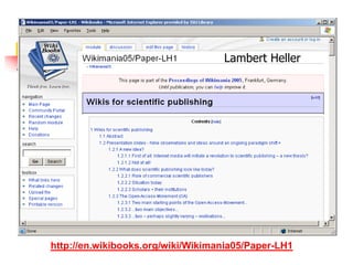 Lambert Heller http://en.wikibooks.org/wiki/Wikimania05/Paper-LH1