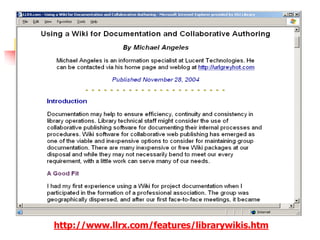 UseModWikihttp://www.lucent.com/