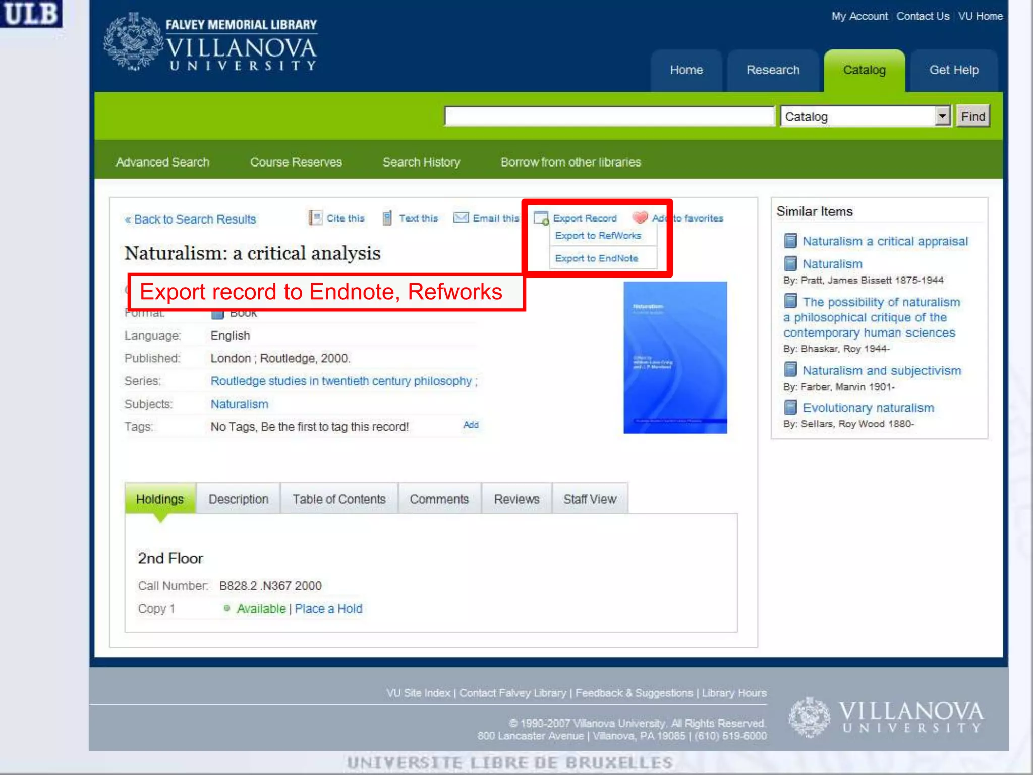 RSS feed per search query