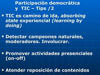 TIC Gobernabilidad y Participación Méjico 09
