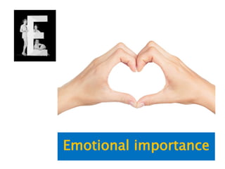 Emotional importance
 