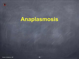 32
Anaplasmosis
Daniel J Anderson, MD
 