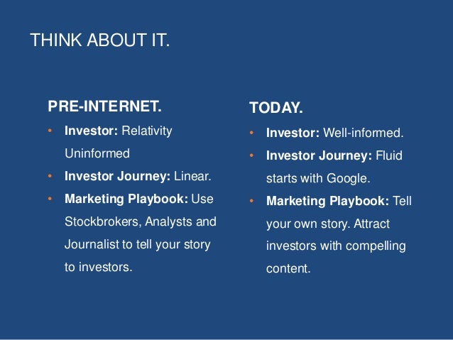 Inbound Investor Relations Investor Marketing For The Digital Age
