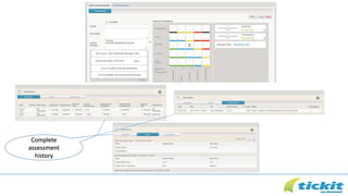 Complete
assessment
history
 