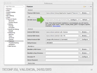 tiConf.eu, valencia, 24/02/2013   22
 