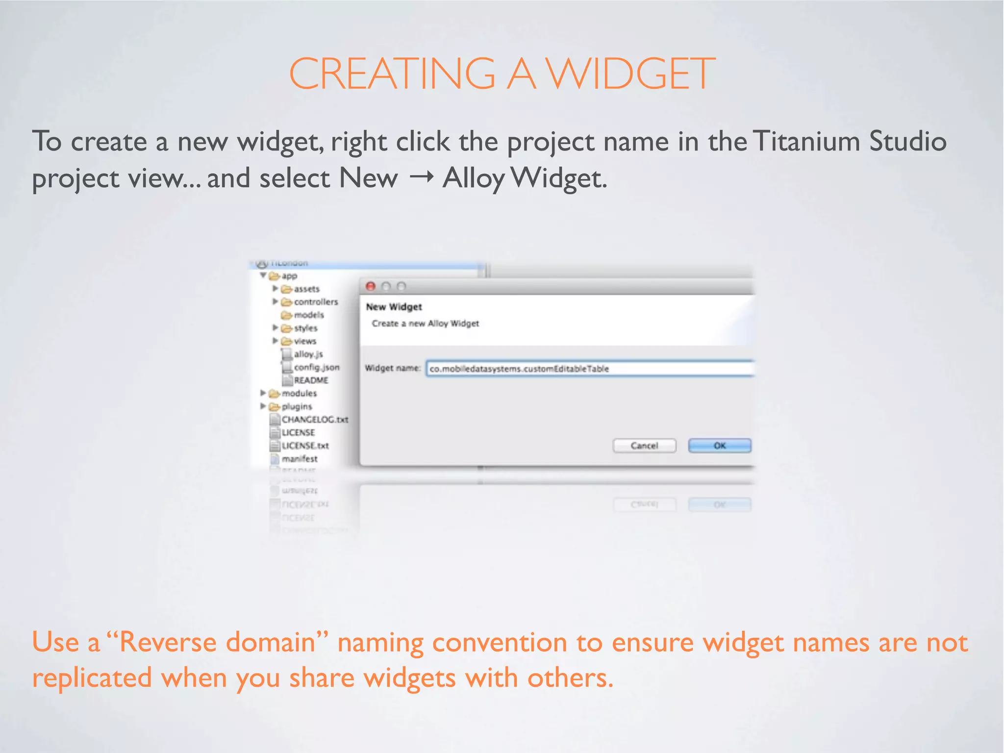 WHAT IS A WIDGET?
App                         Widget




             Multiple widgets in the same window...
 
