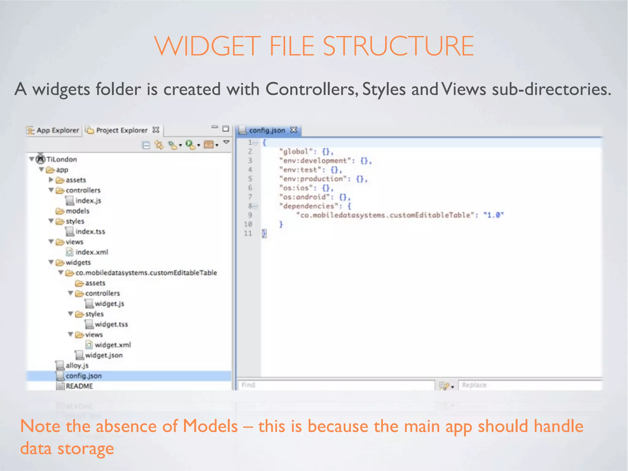 WHAT IS A WIDGET?
App                          Widget




             ... or multiple instances of the same
             widget
 