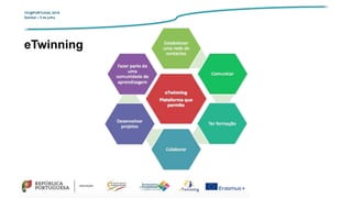 TIC@PORTUGAL’2019
Setúbal – 5 de julho
eTwinning
 