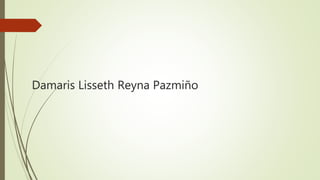 Damaris Lisseth Reyna Pazmiño
 