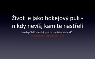 Život je jako hokejový puk - nikdy nevíš, kam te nastřelí ,[object Object],[object Object]