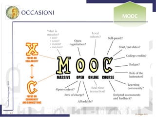 41
MarcelloFesteggiante-2015
29 maggio 2015
OCCASIONI MOOC
 