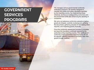 TIC Quality Control | PDF