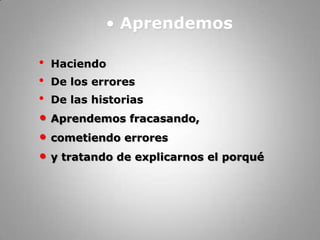  Aprendemos