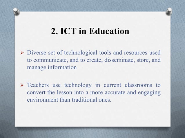 ICT in Education | PPT