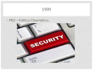 1999
• PRO – Política Cibernética.

 