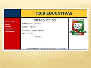 TICS EDUCATIVAS