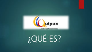 ¿QUÉ ES?
 