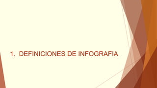 1. DEFINICIONES DE INFOGRAFIA
 