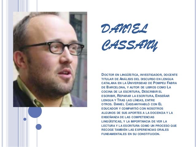 Hay Que Enseñar A Hablar Daniel Cassany
