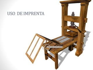 USO DE IMPRENTA
 