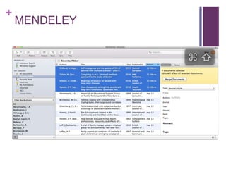 +
MENDELEY
 
