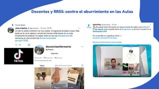 Docentes y RRSS: contra el aburrimiento en las Aulas
 