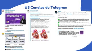 #3 Canales de Telegram
 