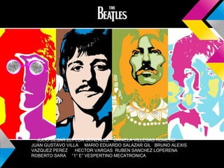 JULIO CESAR ZEPEDA GONZALEZ DANIELA VILLEGAS ROMERO
JUAN GUSTAVO VILLA MARIO EDUARDO SALAZAR GIL BRUNO ALEXIS
VAZQUEZ PEREZ HECTOR VARGAS RUBEN SANCHEZ LOPERENA
ROBERTO SARA “1° E” VESPERTINO MECATRONICA
 