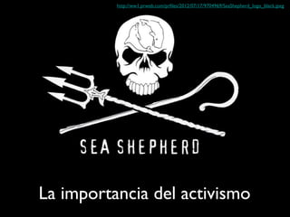 http://ww1.prweb.com/prfiles/2012/07/17/9704969/SeaShepherd_logo_black.jpeg




La importancia del activismo
 