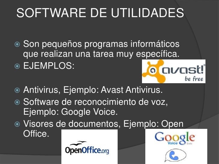 SOFTWARE DE APLICACION