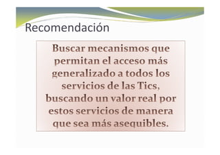 Recomendación
 
