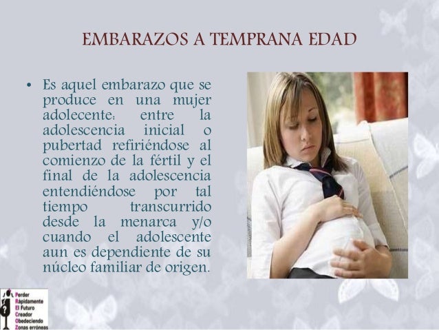 Embarazos a temprana edad.