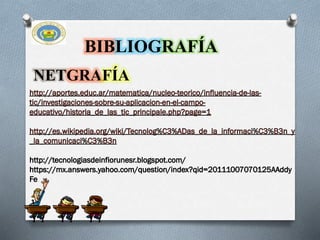 BIBLIOGRAFÍA
NETGRAFÍA
 