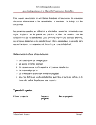 Tic´s y educación  preescolar yahaira