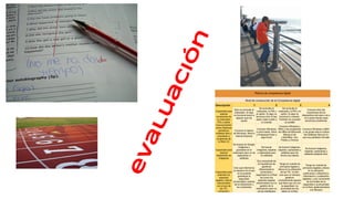 evaluación
 