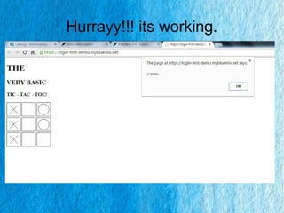 Hurrayy!!! its working.
 