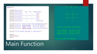 Tic tac toe | PPTX