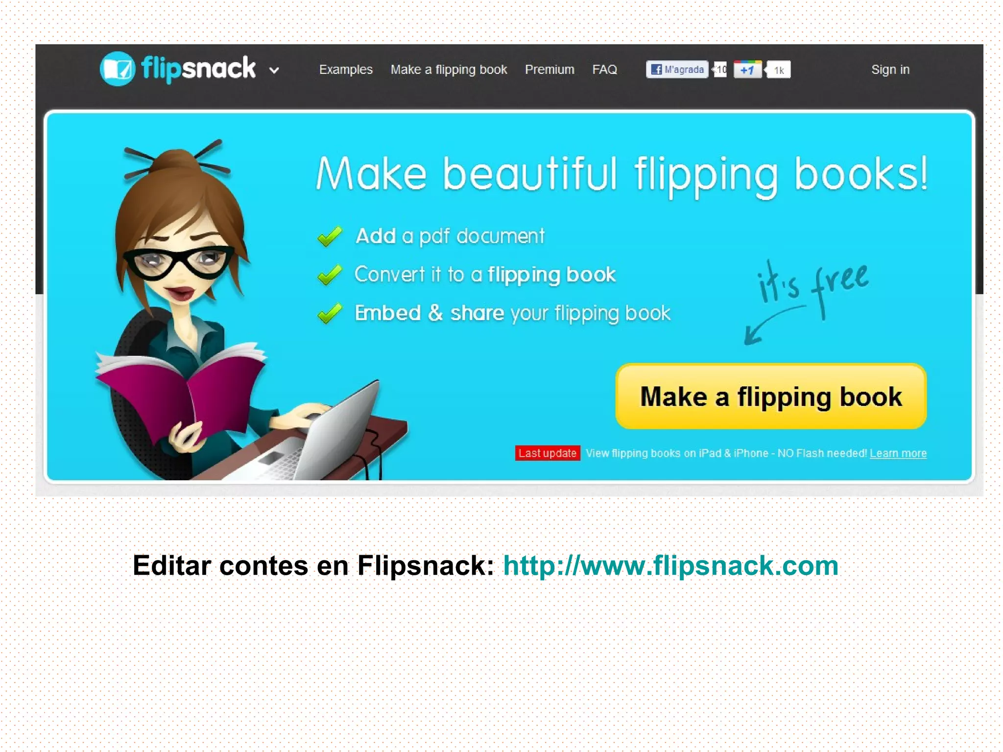 Editar contes en Flipsnack: http://www.flipsnack.com
 
