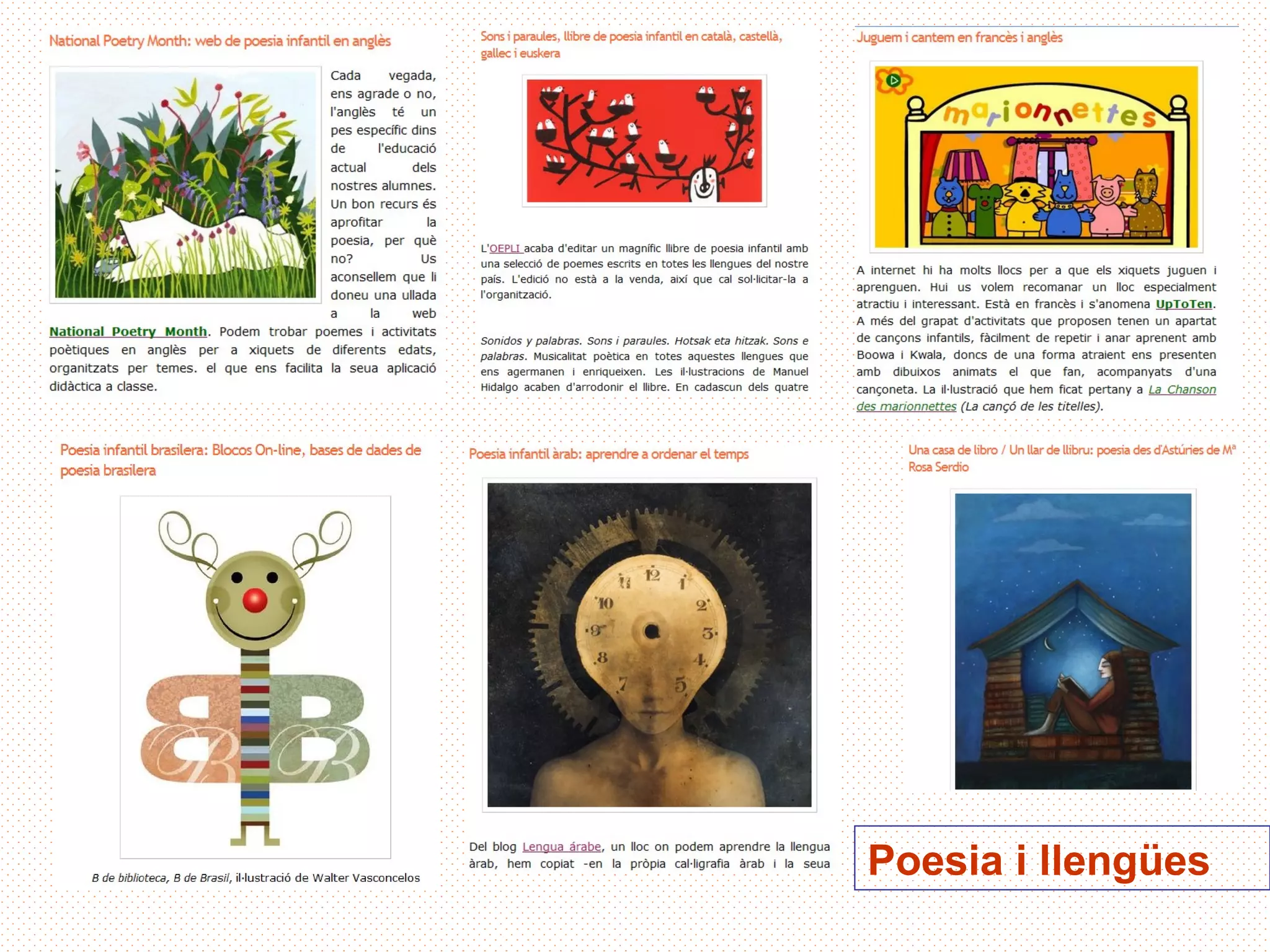 Poesia i llengües
 