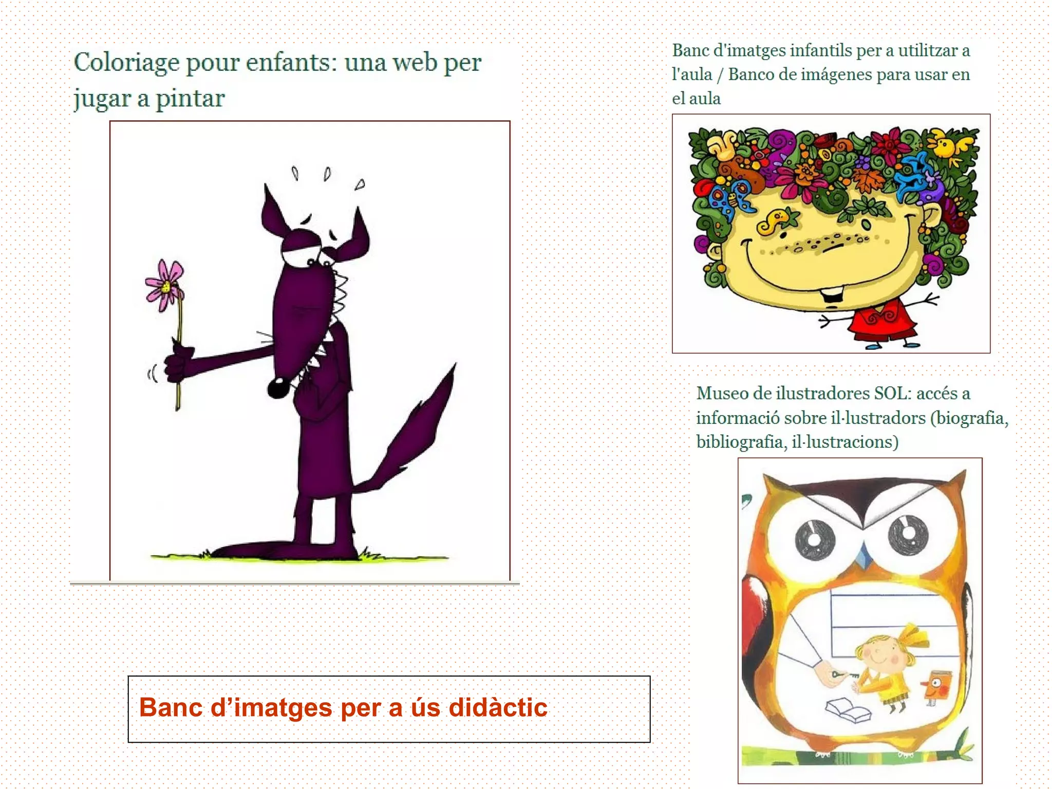 Banc d’imatges per a ús didàctic
 