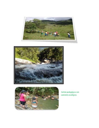 Salida pedagógica con
caminata ecológica.
 