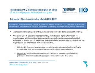 La aplicación de las tecnologías de información en salud y la ...