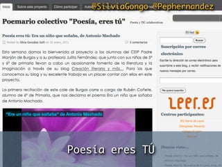 @SilviaGongo @Pephernandez




Poesía eres TÚ
 