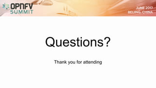 Questions?
Thank you for attending
 