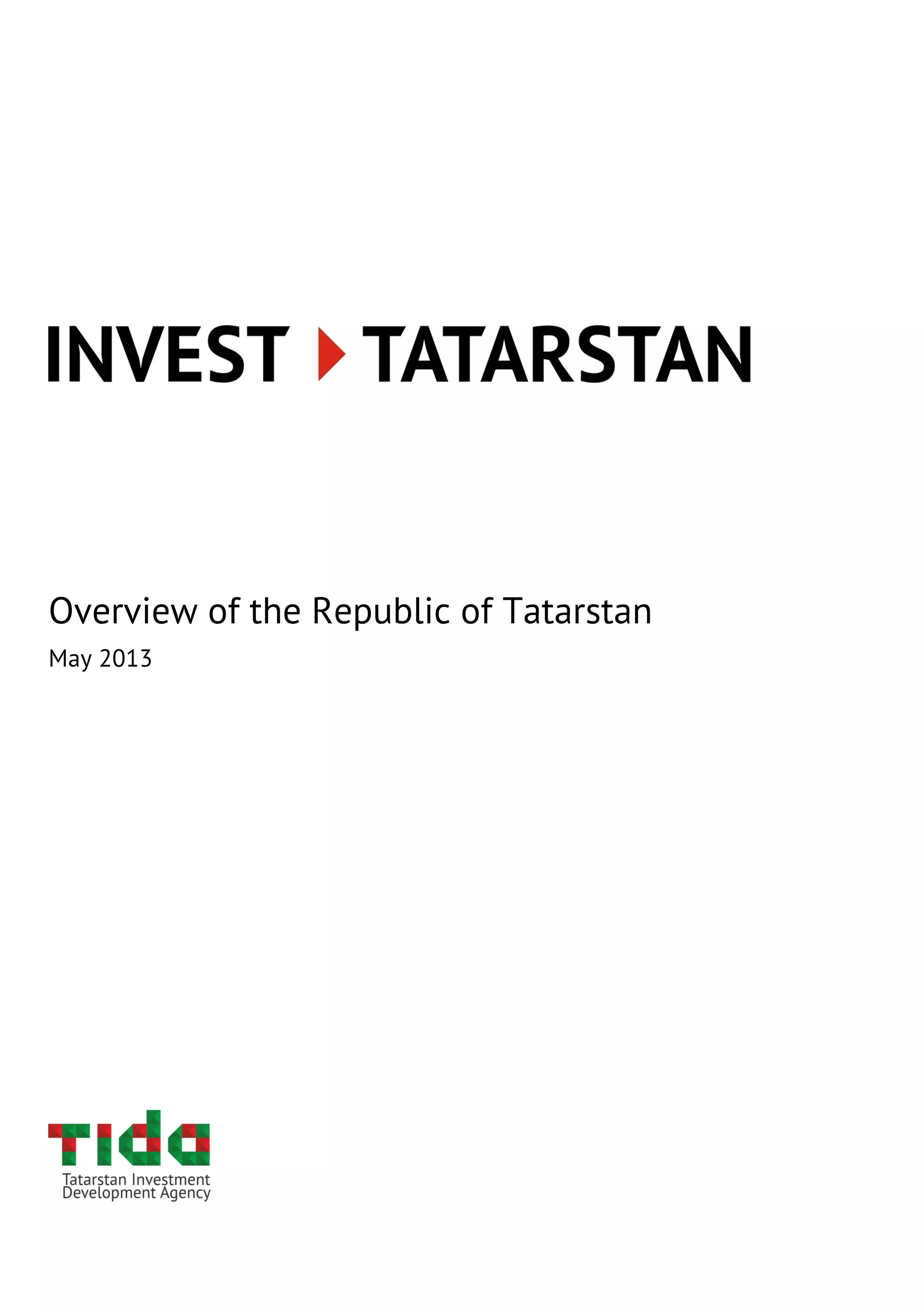 TIDA Overview of Tatarstan PDF