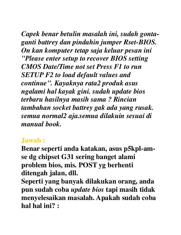 update bios asus p5kpl-am se terbaru update bios asus p5kpl-am se terbaru